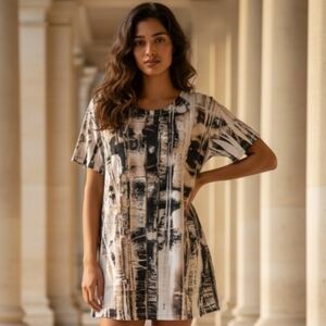 Jostar Tunic Knit Multicolored Women's Top Size Large